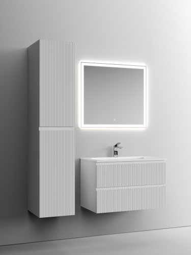 Тумба под раковину Sancos SNOB T SNT80W 79х45х50 подвесная цвет белый - фото 3